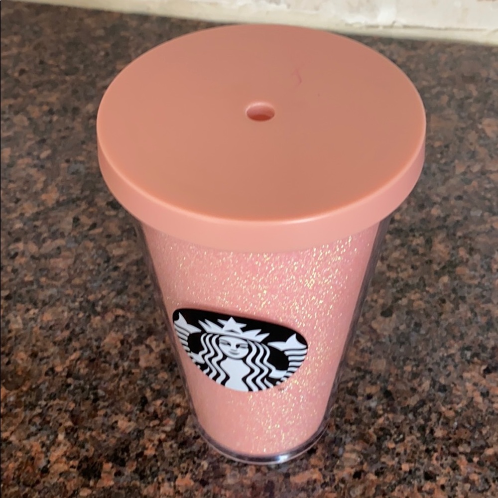Pink Sparkly Starbucks Cup